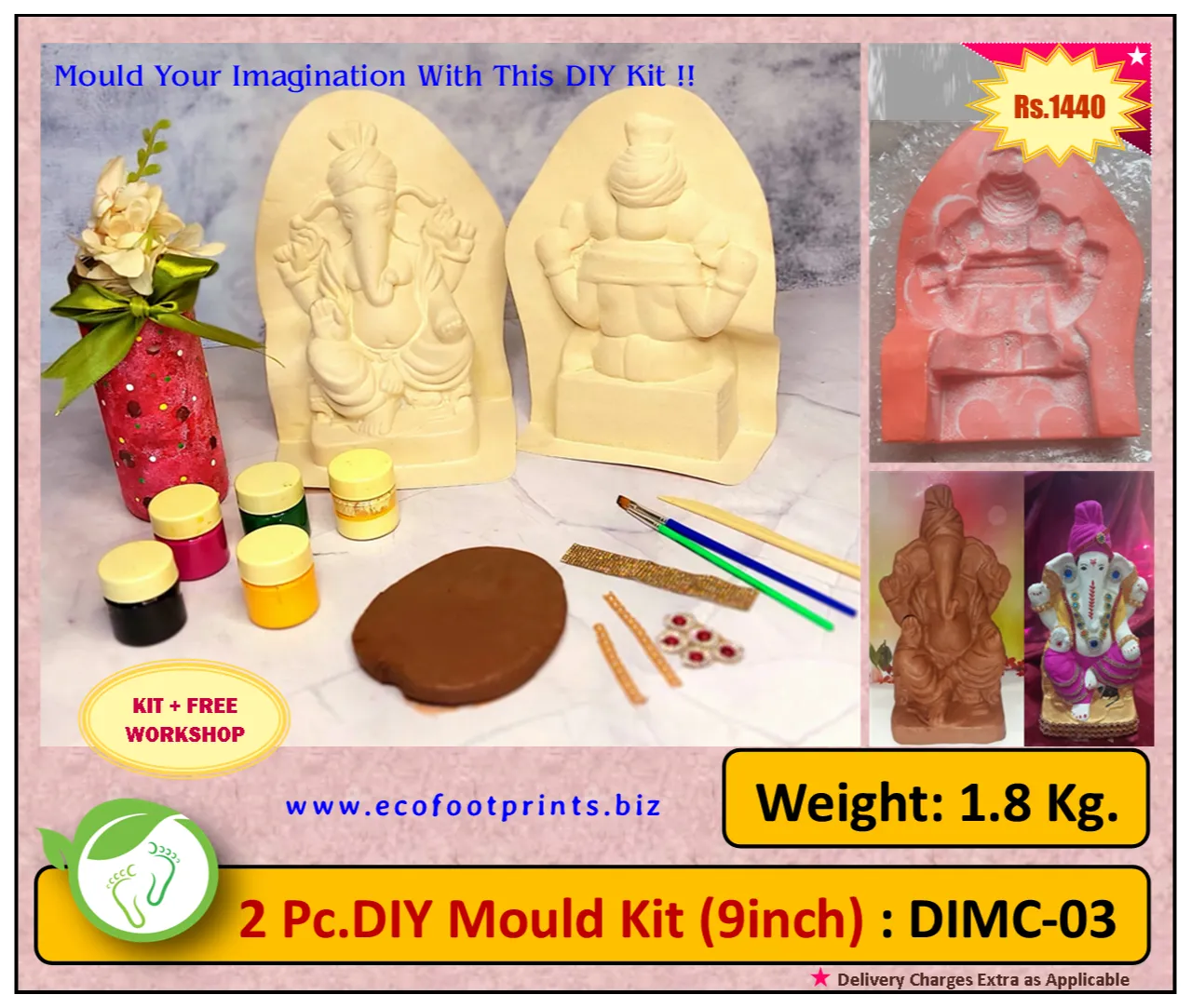 2 Pc DIY Mould Kit (9 inch)