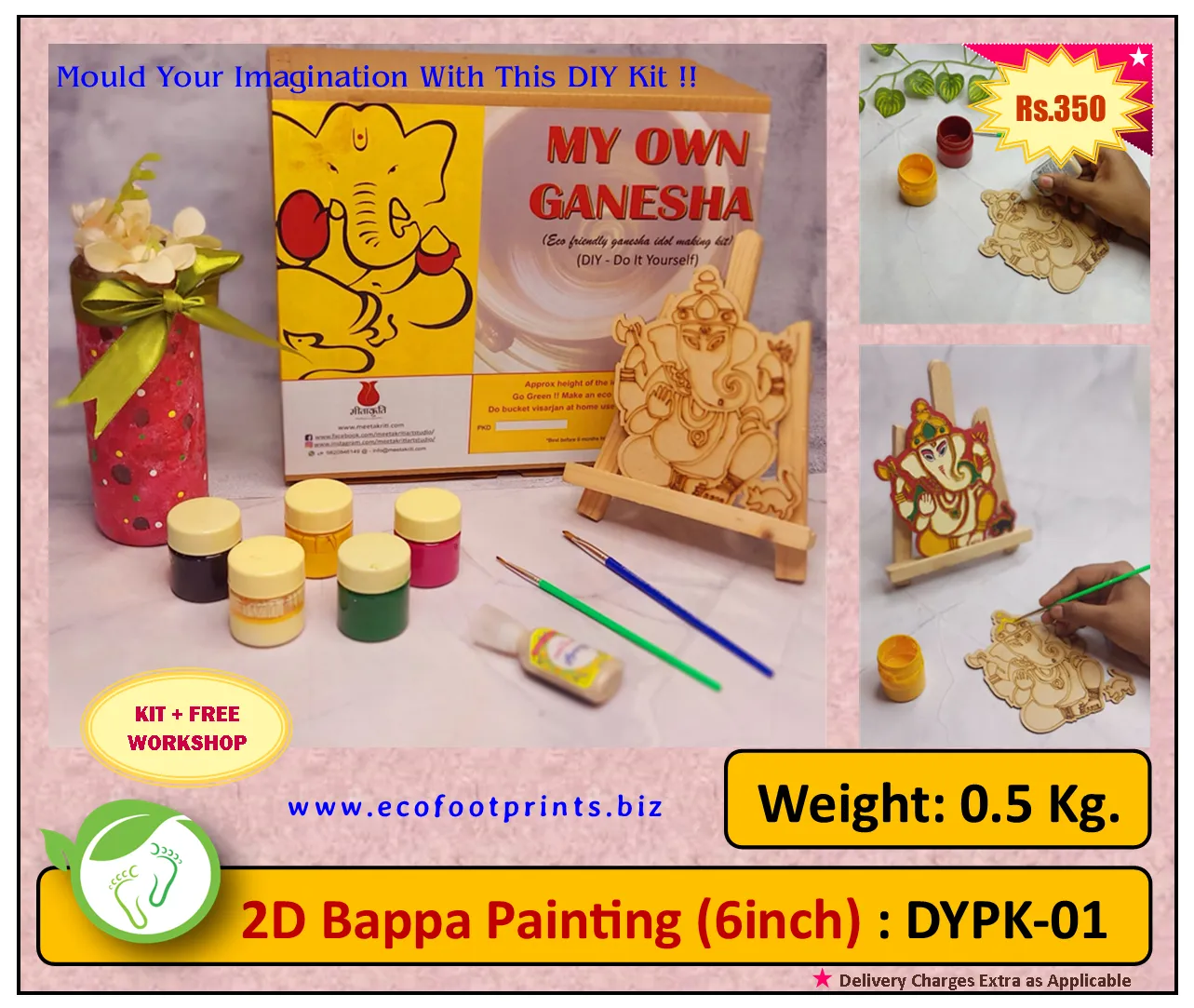 2D Bappa Painting Kit (6inch)