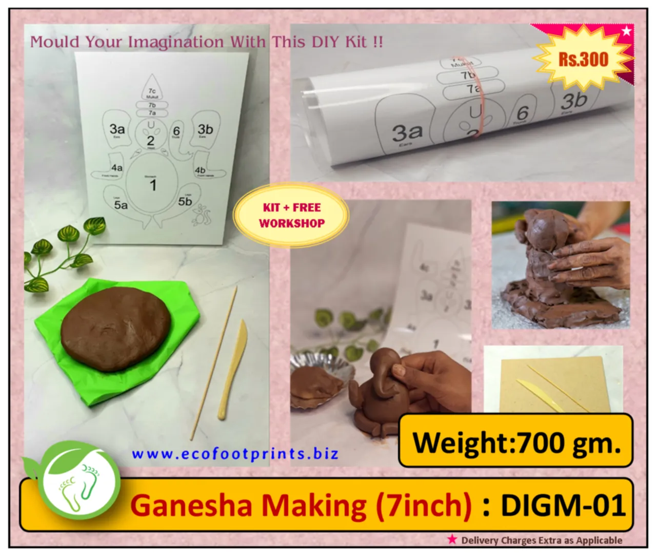 Creative Ganesha Making (7inch)