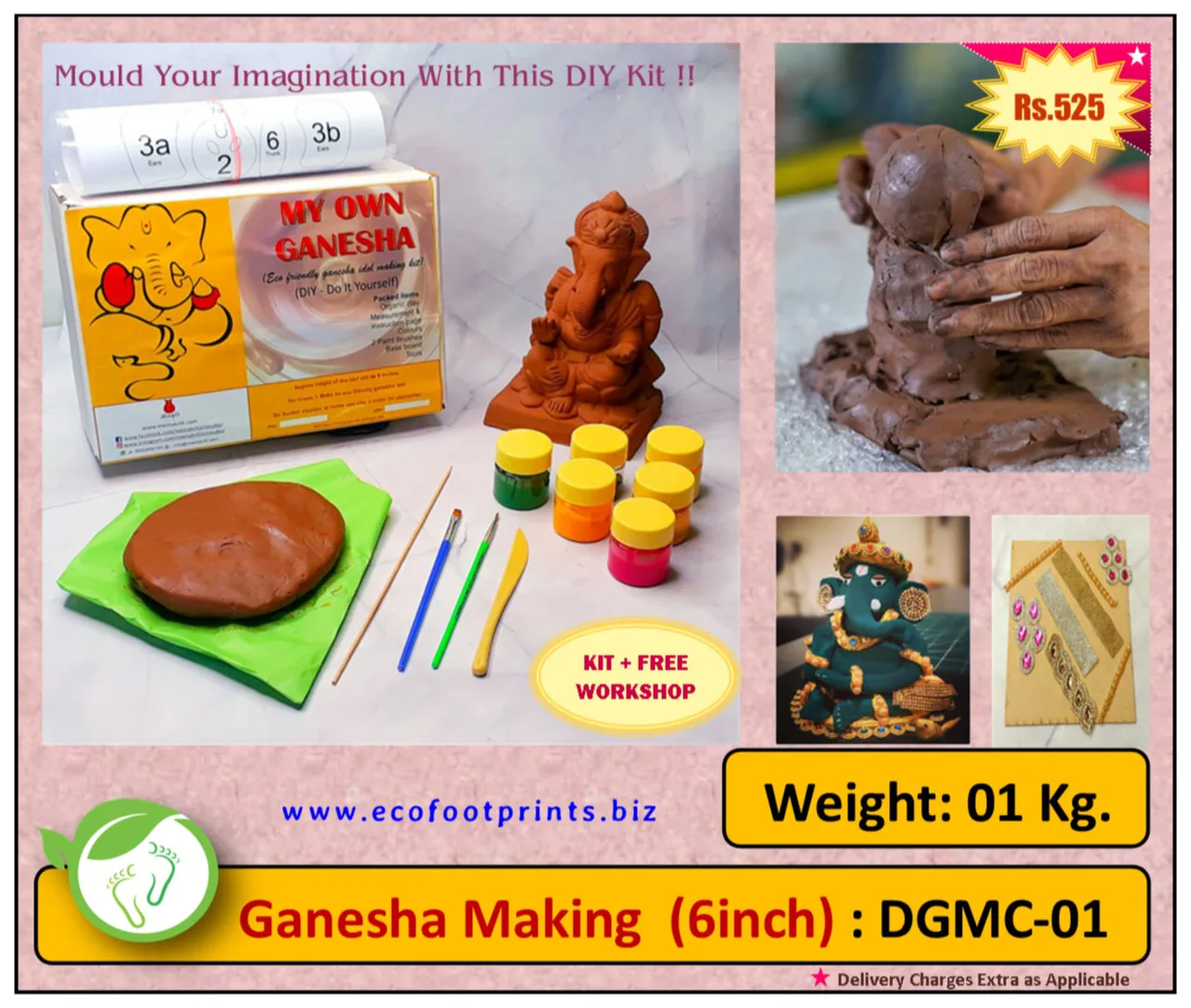Ganesha Making (6inch)