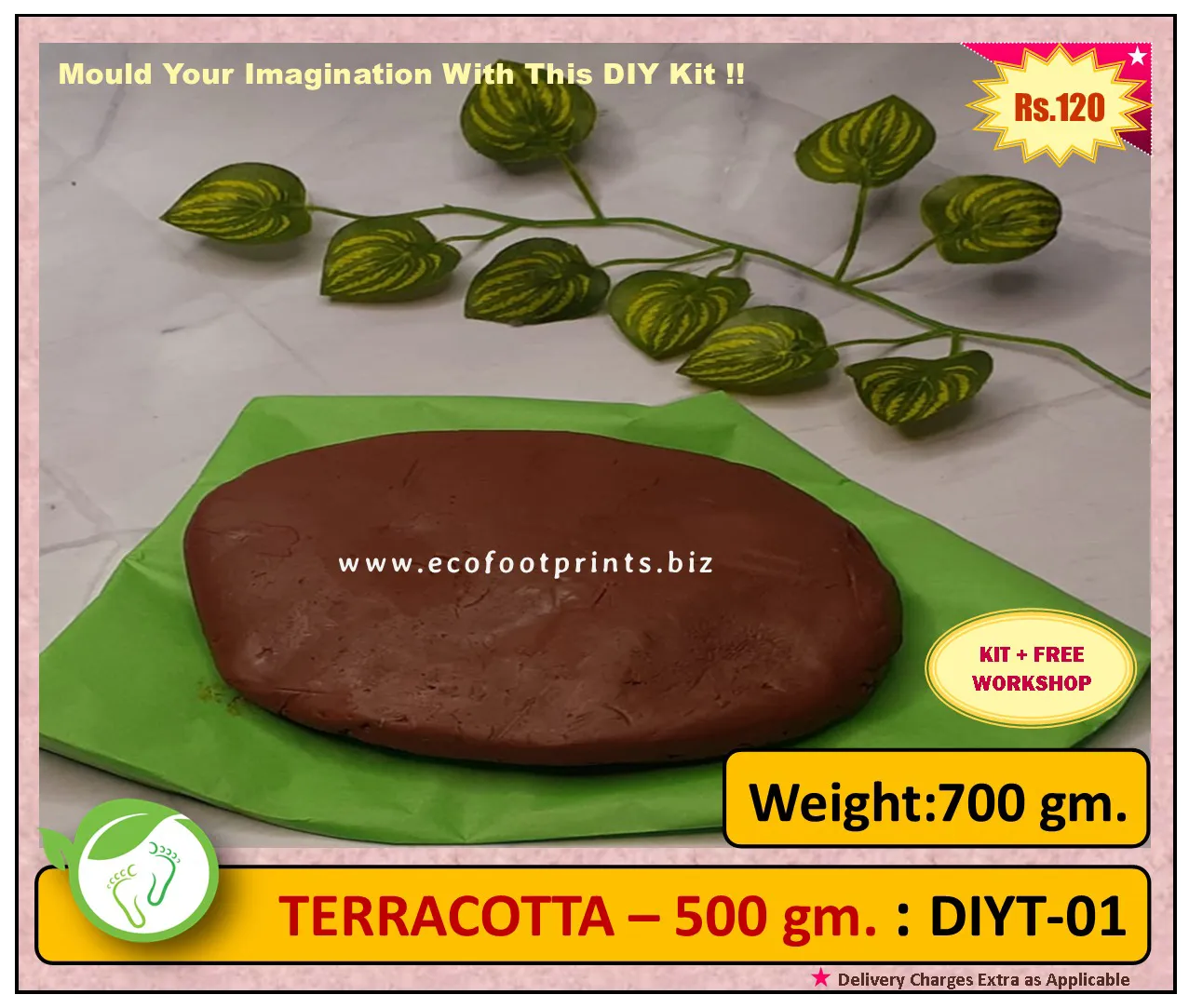Terracotta Clay (500gm)