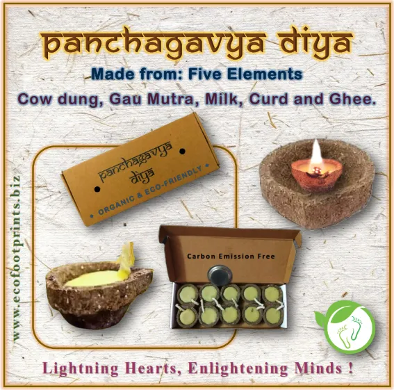 Panchagavya Diya (5 boxes x 10 each = 50 pcs)