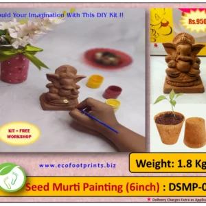 Seed Ganesha Murti Painting Kit (6inch)